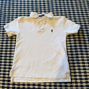 🤍 Polo Ralph Lauren Boys Classic Fit White Polo Shirt – Size 8